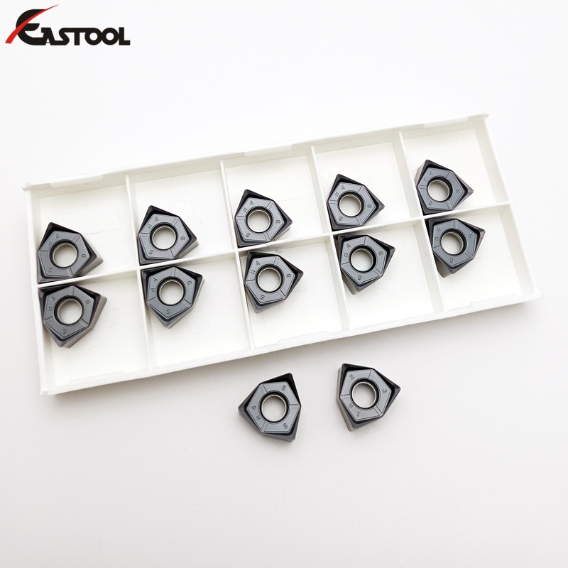 數控銑床刀具硬質合金刀片 WNMU080608-GM 用于方肩銑刀 - 細節圖 03